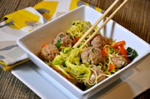 Recipe Chinese Zucchini Noodle Bowls