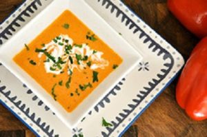 Roasted Red Bell Pepper Soup